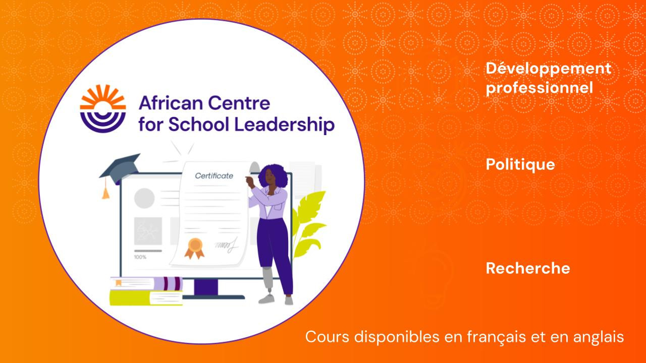 Bannière de formation professionnelle de l’ACSL présentant des cours en ligne en politique et recherche.