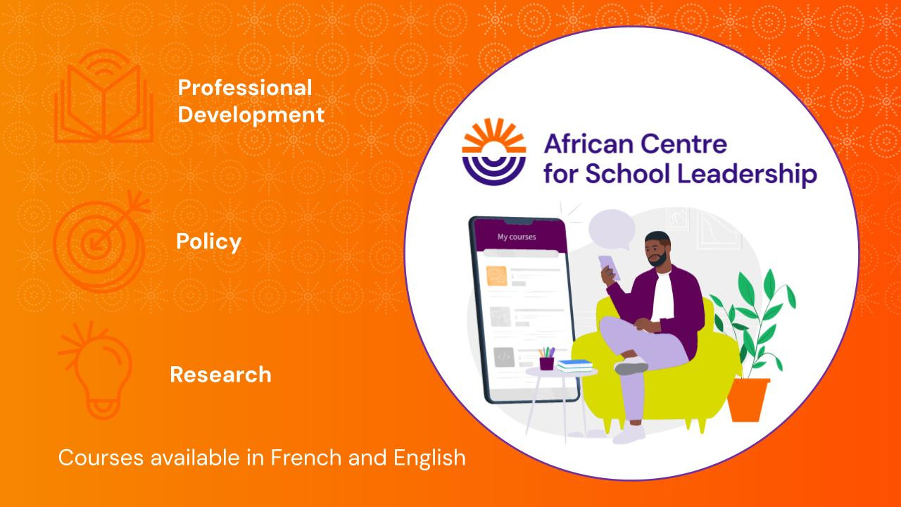 ACSL professional development course banner with online learning illustration and multilingual course offerings.